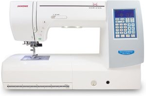 10. Janome Memory Craft Horizon 8200QCP Sewing Machine