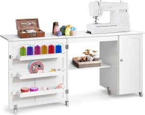 3. Giantex Folding Sewing Craft Table