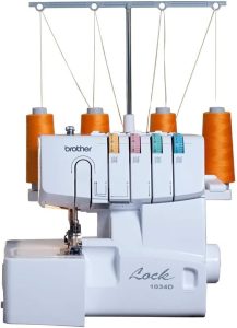 5. Brother 1034D Heavy-Duty Overlock Serger Sewing Machine