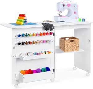 7. Best Choice Products Folding Sewing Table