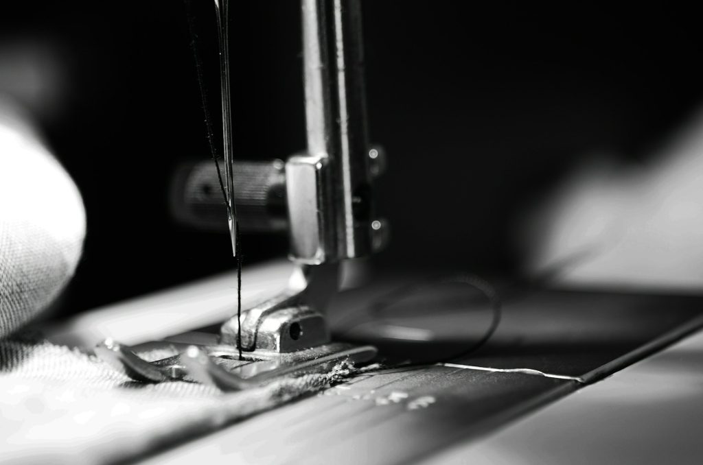 How can you prepare your fabric and zipper for sewing?